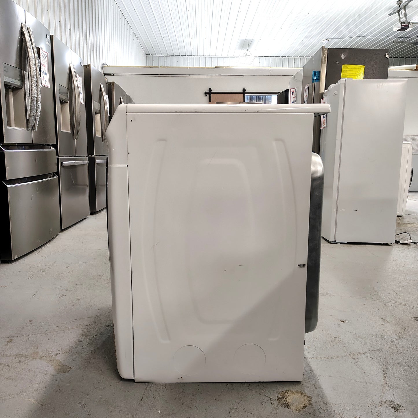 Maytag 7.3 cu. ft. 240-Volt White Stackable Electric Vented Dryer with Quick Dry Cycle MED5630HW2