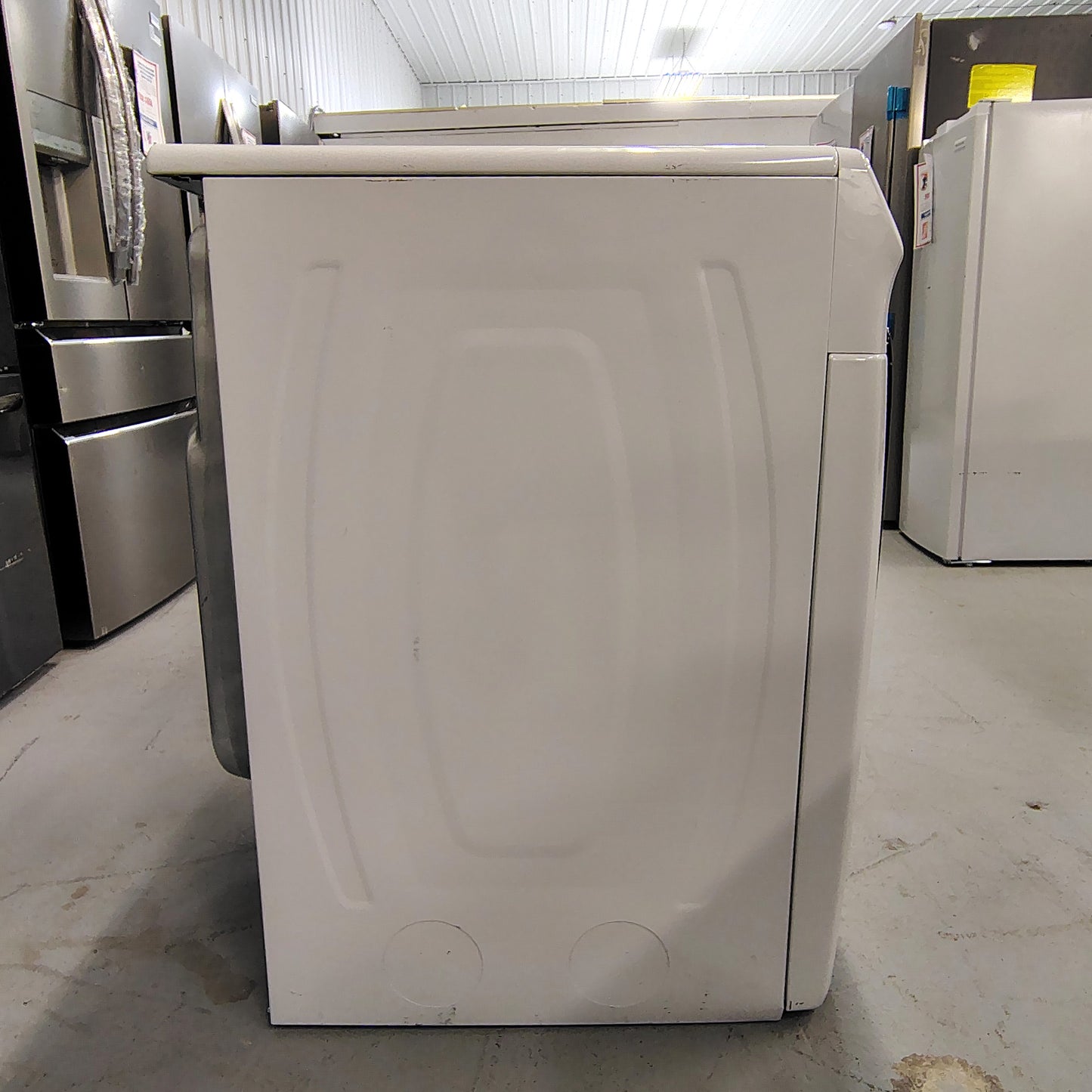 Maytag 7.3 cu. ft. 240-Volt White Stackable Electric Vented Dryer with Quick Dry Cycle MED5630HW2