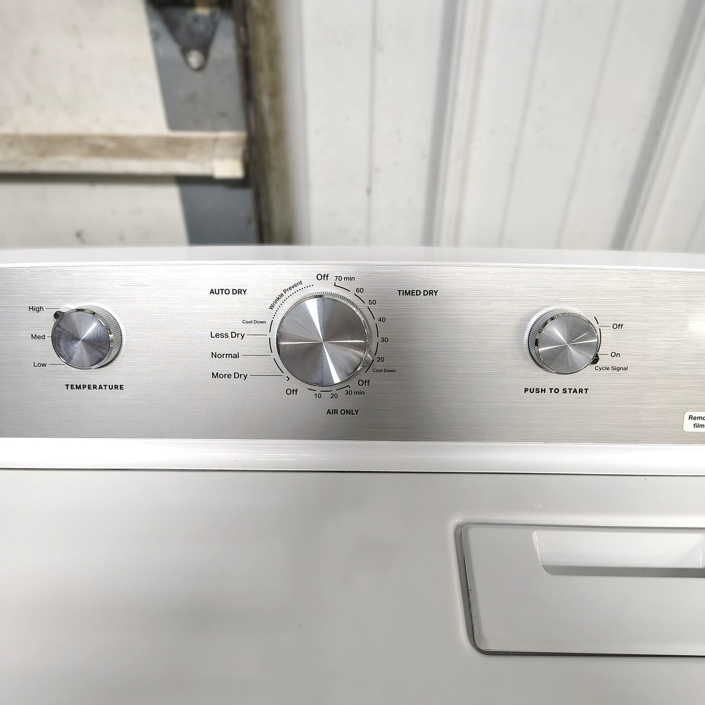 Maytag 7.0 cu. ft. Vented Electric Dryer in White MED4500MW0