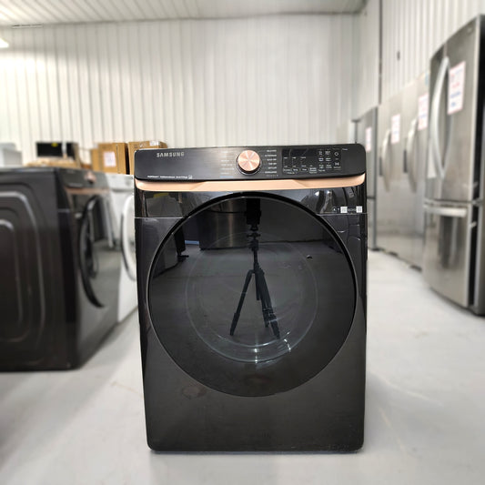 Samsung 7.5 cu. ft. Vented Smart Electric Dryer in Brushed Black with Steam Sanitize+ and Sensor Dry DVE50BG8300V