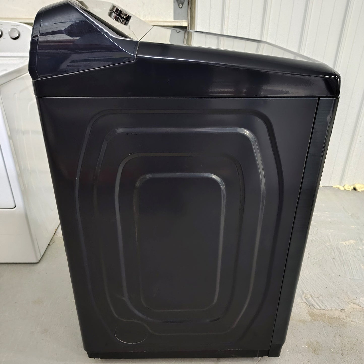 Samsung 7.4 cu. ft. Vented Smart Electric Dryer in Brushed Navy Blue with Pet Care Dry and Steam Sanitize+ DVE54CG7150D