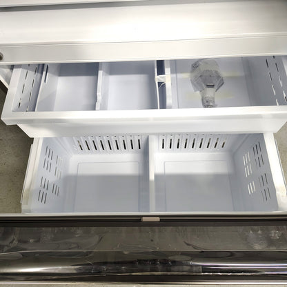 Samsung 27 cu. ft. Counter-Depth SMART French Door Refrigerator Stainless Look RF27CG5010S9AA