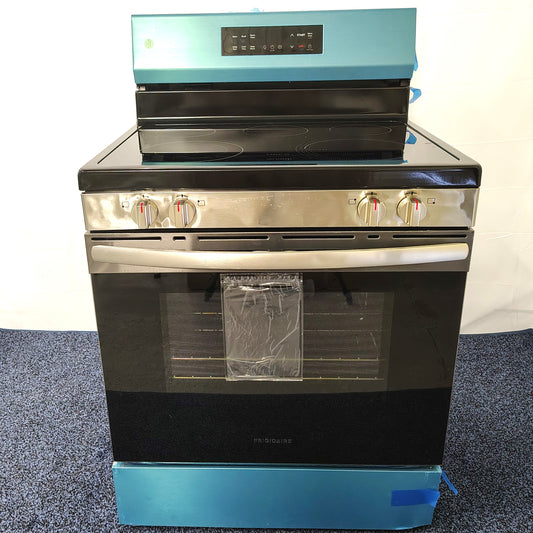 FRIGIDAIRE 30" 5-Element Electric Range with the EvenTemp in Stainless Steel FCRE3062AS