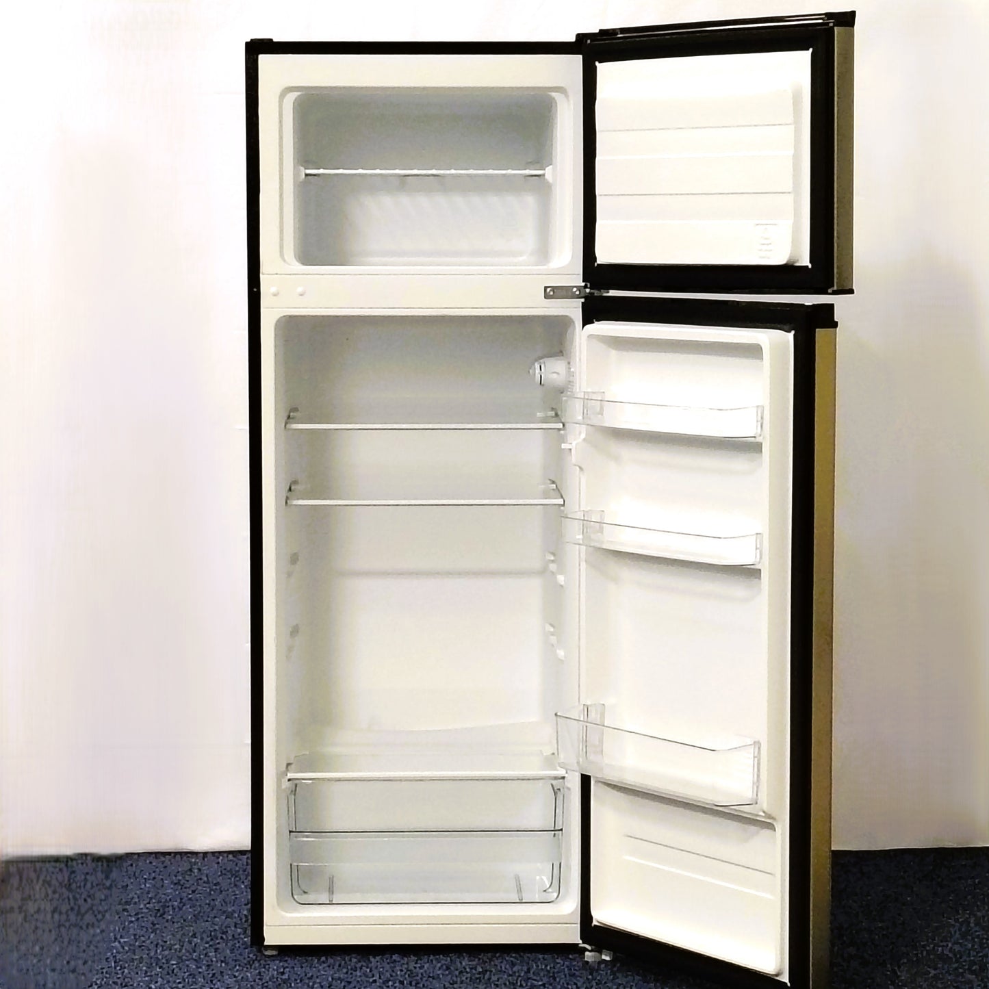 Vissani 7.1 cu. ft. Top Freezer Refrigerator in Stainless Steel Look MDFF7SS