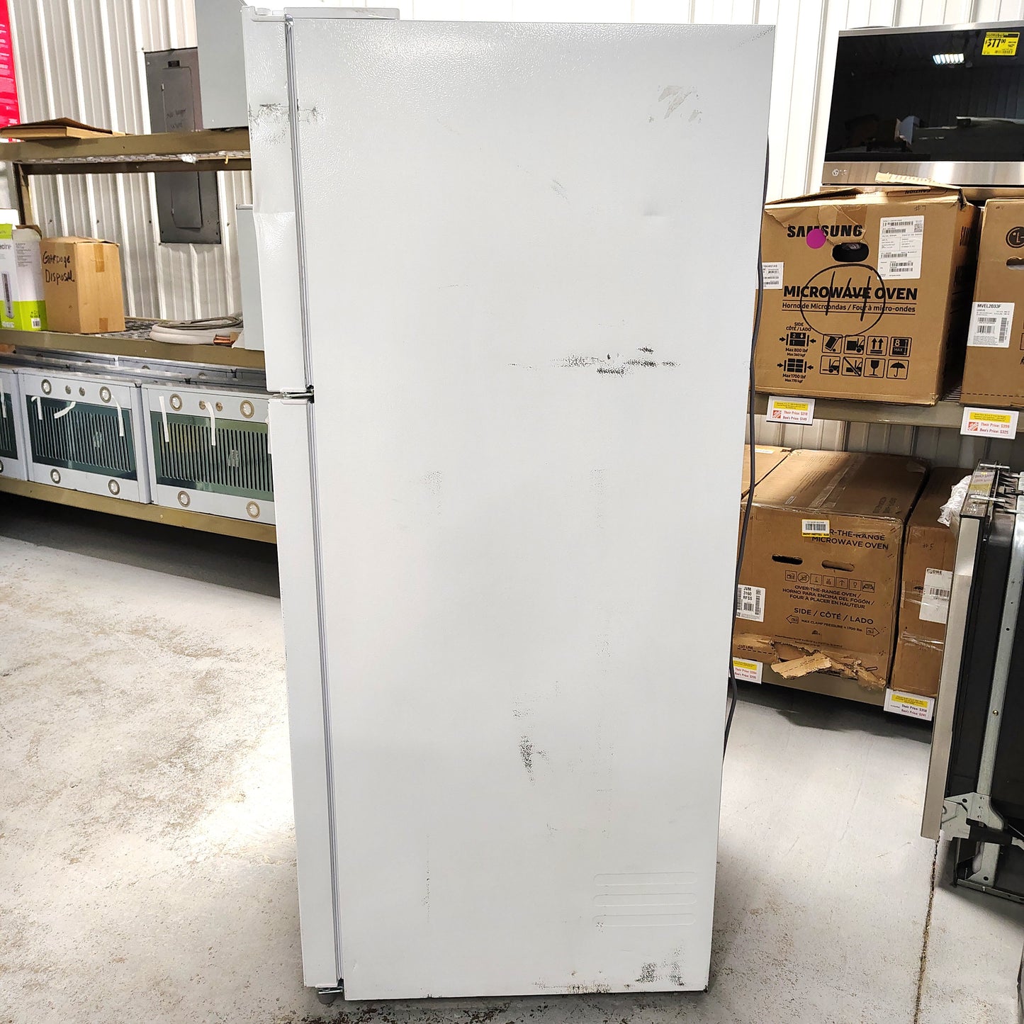 Vissani 18.1 cu. ft. Top Freezer Refrigerator in White, Garage Ready MDTF18WHR5