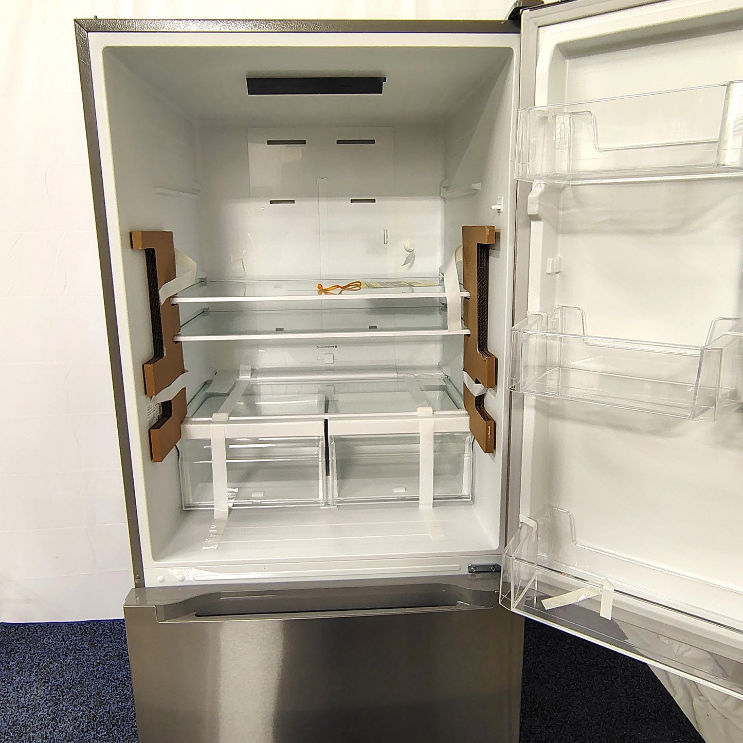 Vissani 18.7 cu. ft. Bottom Freezer Refrigerator in Stainless Steel MDBF18SS
