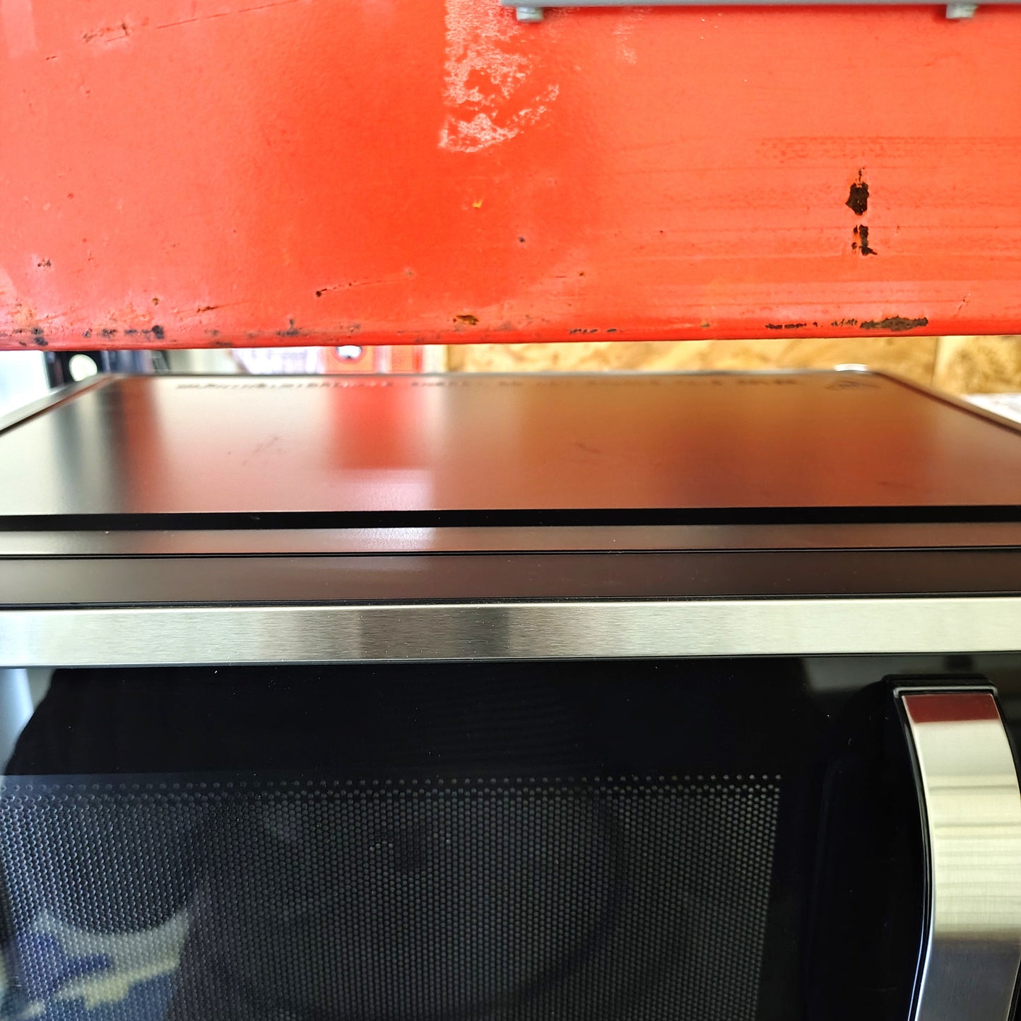 Vissani 21 in. 1.1 cu. ft. 1000-Watt Countertop Microwave Oven in Fingerprint Resistant Stainless Steel and Bar Handle VSCMWE11S2W2102