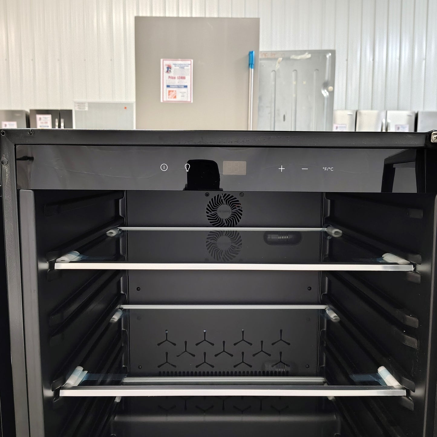 Frigidaire Gallery 5.3 cu. ft. Beverage Center Cooler with LED Temperature Controls and Display, Single Zone, Stainless Steel FGBC5334VS