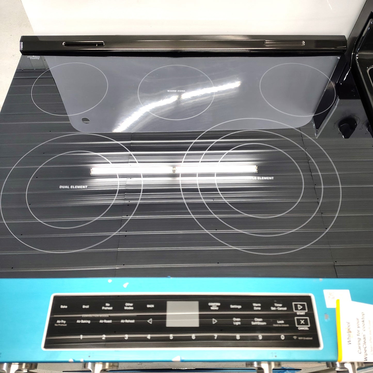 Whirlpool 30 in. 5-Burners Smart Slide-In Electric Range in Fingerprint Resistant Stainless Steel with No Preheat Air Fry WSES7530RZ0