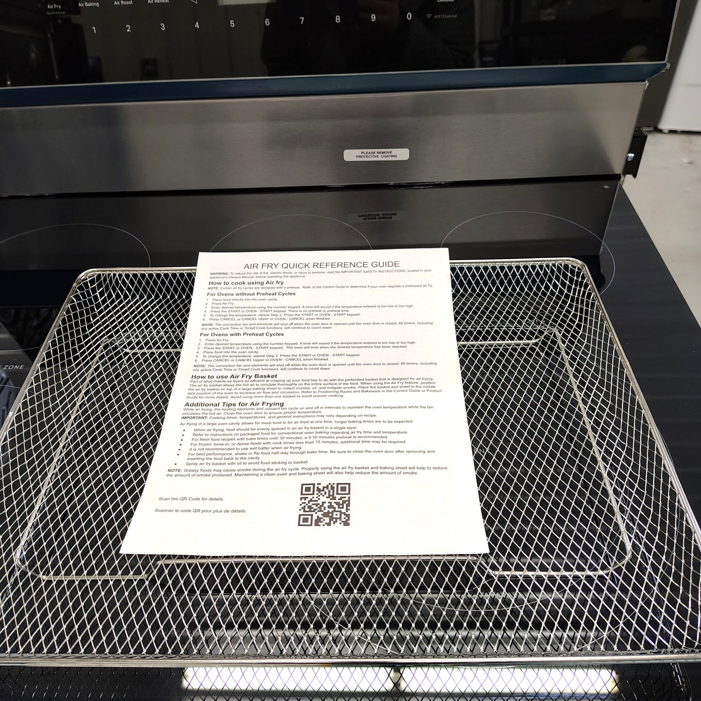 Whirlpool 30 in. 5-Element Freestanding Electric Smart Range in Fingerprint Resistant Stainless Steel with Air Cooking Technology WFES7530RZ