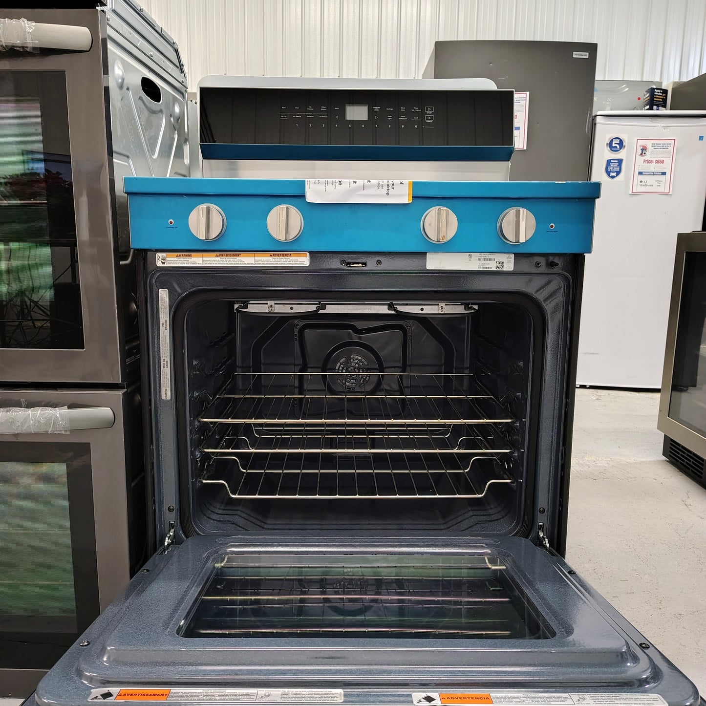 Whirlpool 30 in. 5-Element Freestanding Electric Smart Range in Fingerprint Resistant Stainless Steel with Air Cooking Technology WFES7530RZ