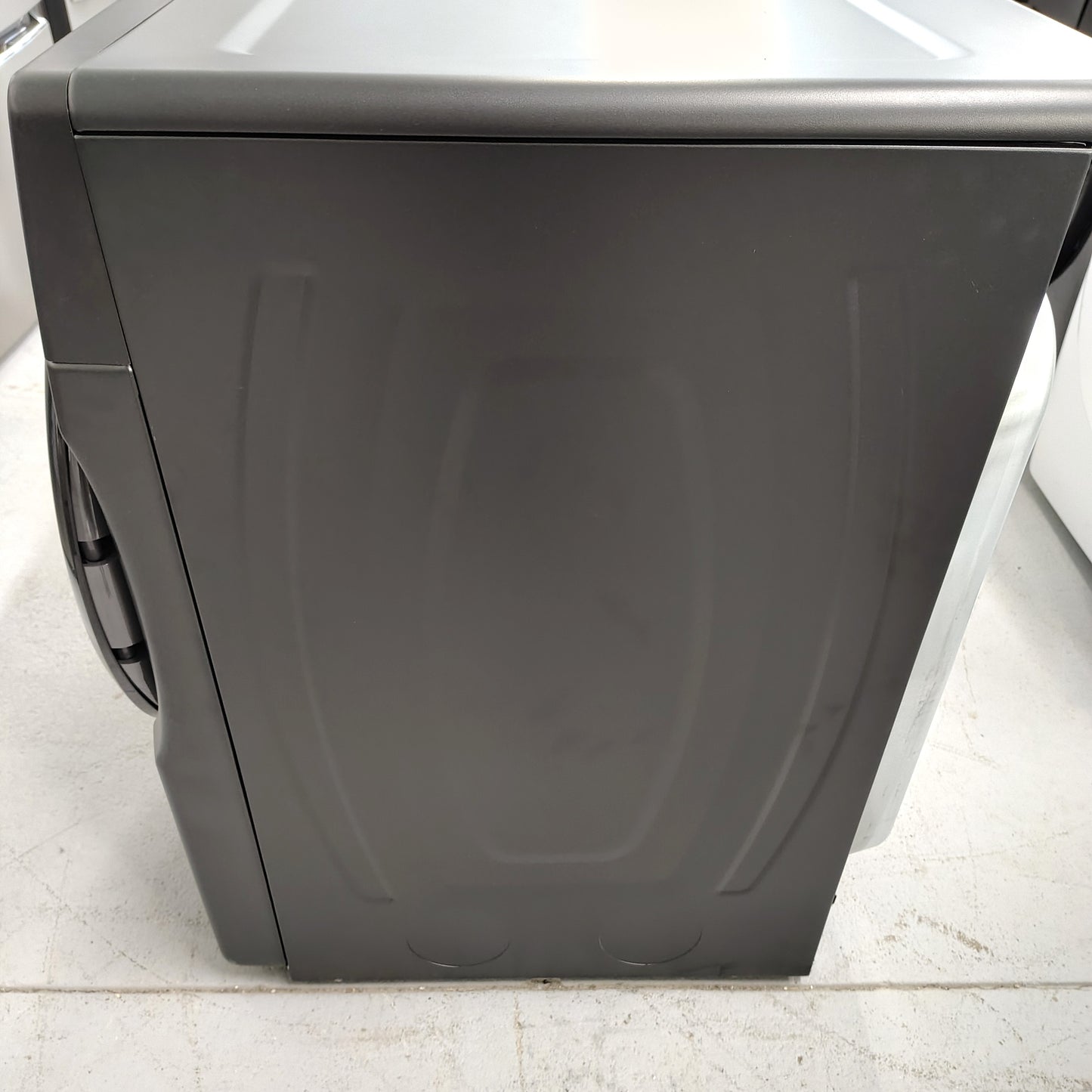 Whirlpool 7.4 cu. ft. vented Front Load Electric Dryer in Volcano Black with Wrinkle Shield Option WED5720RU0