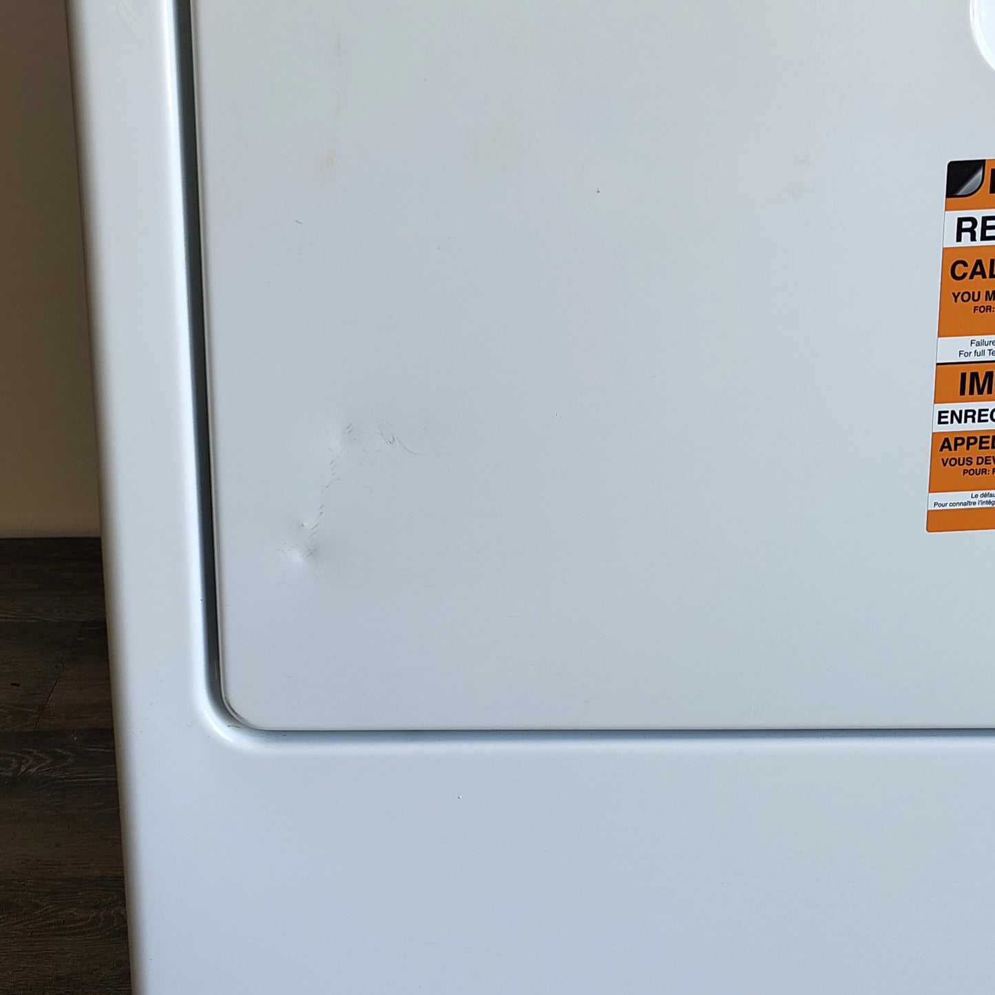 Whirlpool 7.0 cu. ft. Long Vented Front Load Electric Dryer in White with Adaptive Dry WED4105LSW