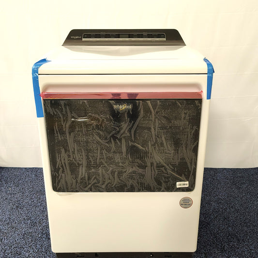 Whirlpool 7.4 cu. ft. White Electric Dryer with Steam and Advanced Moisture Sensing Technology, ENERGY STAR WED8127LW1