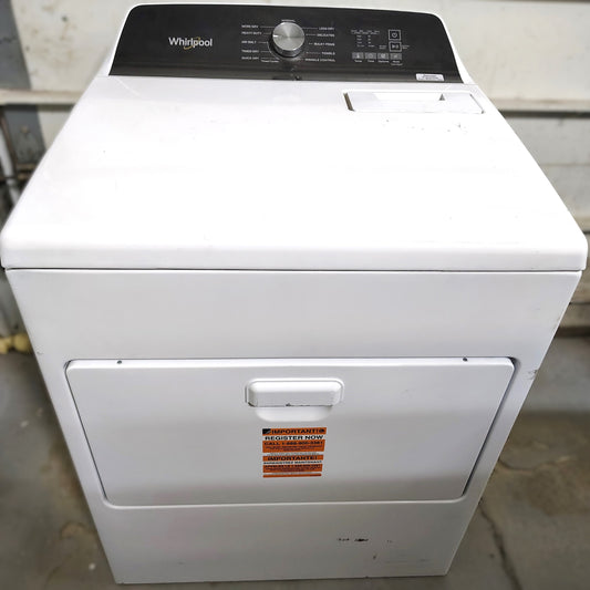 Whirlpool 7 cu. ft. Electric Dryer in White with Moisture Sensing WED5010LW1