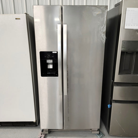 Whirlpool 21.4 cu. ft. Side by Side Refrigerator in Fingerprint Resistant Stainless Finish WRS321SDHZ13