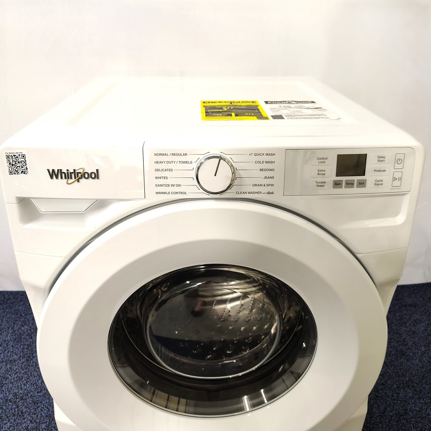 Whirlpool 4.5 Cu. Ft. Front Load Washer in White with Tumble Fresh Option WFW4720RW0