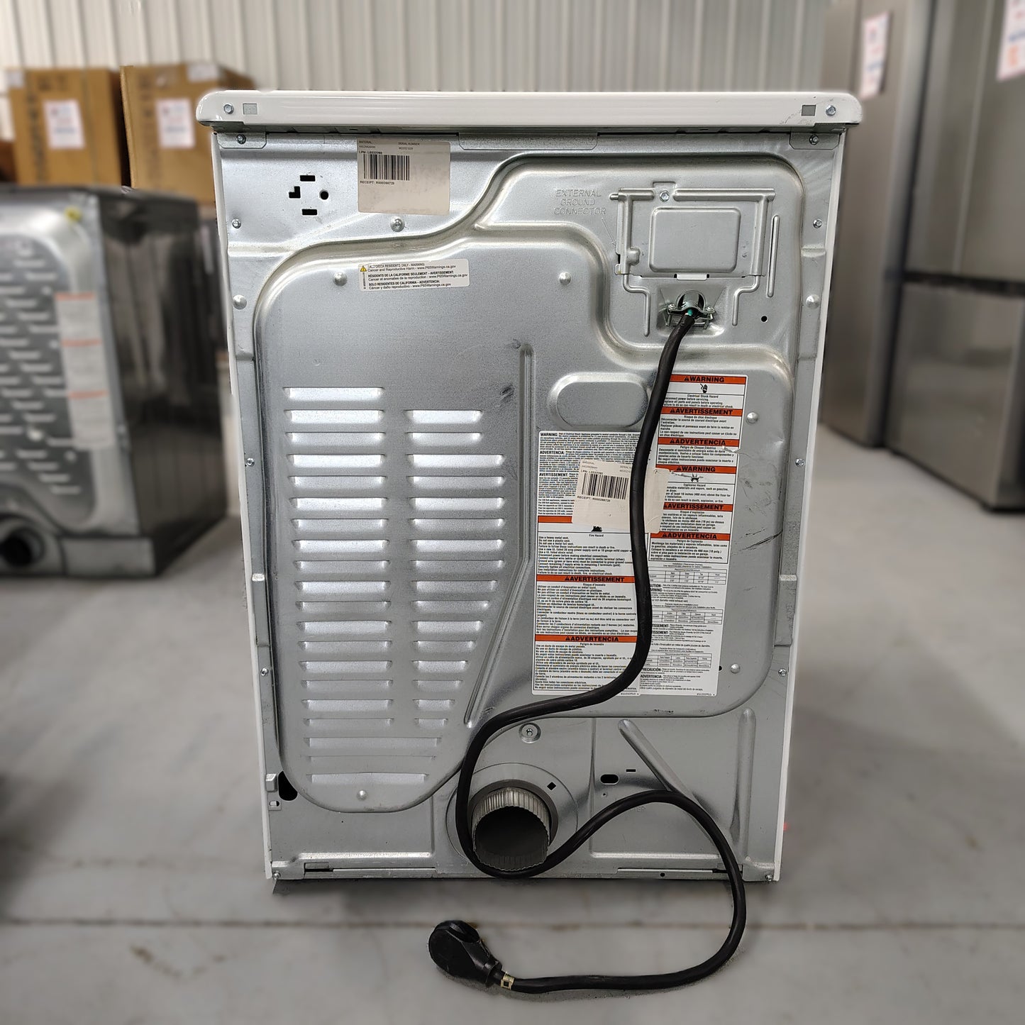 Whirlpool 7.4-cu ft Stackable Vented Electric Dryer in White WED5620HW2