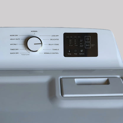 Whirlpool 7.0 cu. ft. Long Vented Front Load Electric Dryer in White with Adaptive Dry WED4105LSW